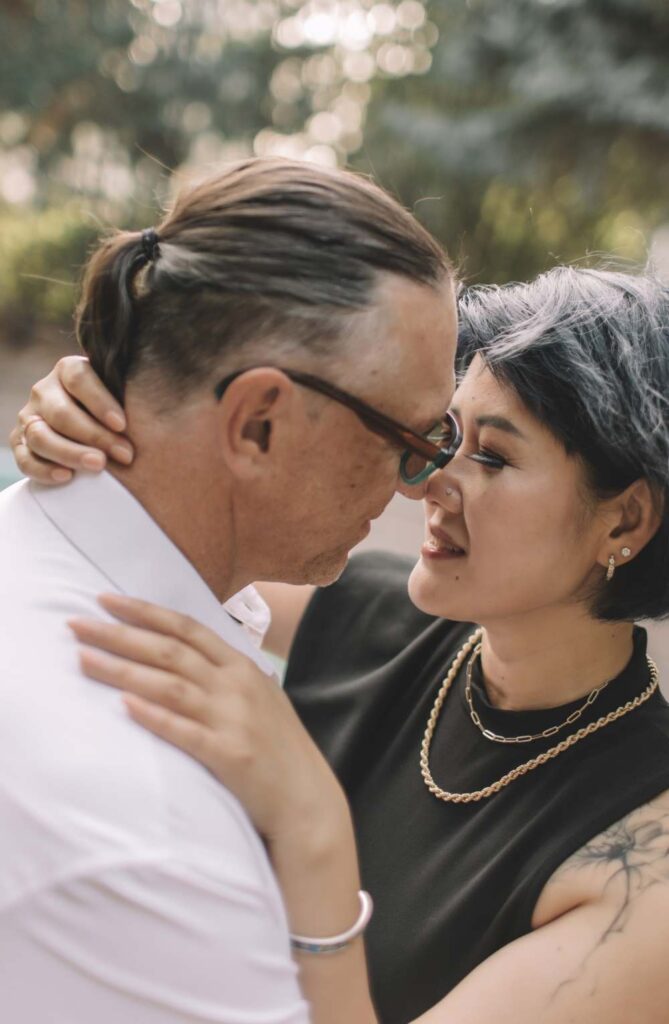 Couple in Park Couple in park lifestyle photos