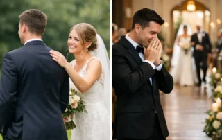 First Look Versus Aisle Reveal First Look Versus Aisle Reveal